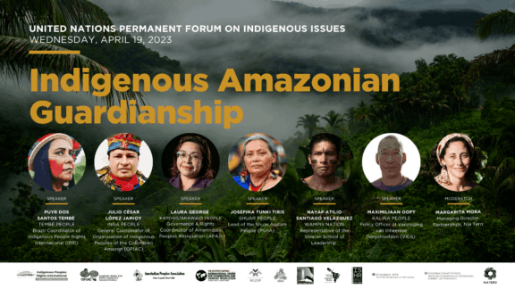 Indigenous Amazonian Guardianship event at UN Permanent Forum