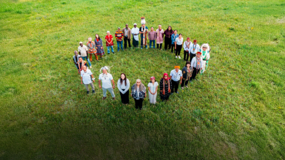 Members of the Wayfinders Circle gather in Mongolia