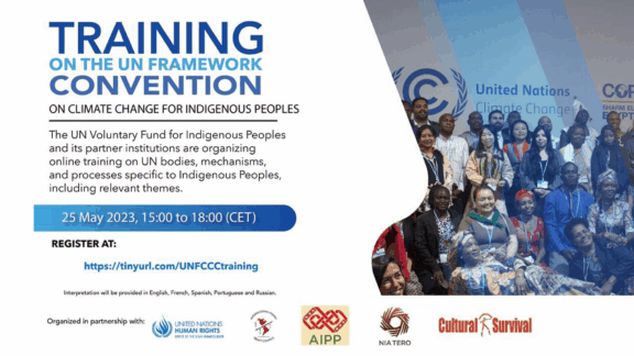Training On The UN Framework Convention On Climate Change For Indigenous Peoples