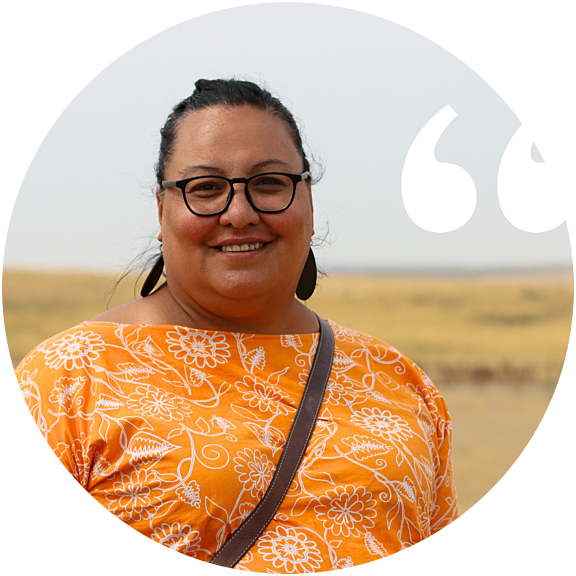 Quote graphic bubble featuring Wendy